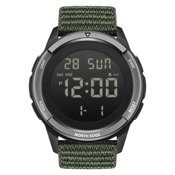 Часы мужские водостойкие тактические North Edge Terrax Green (2 ремешка) Киев - изображение 2