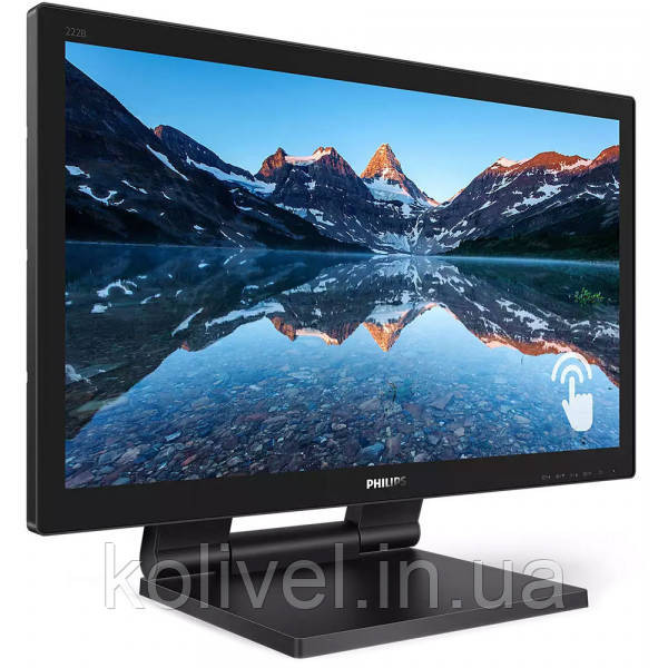 TFT 21.5" Philips 222B9T, сенсорний (10 дотиків), D-Sub, DVI-D, HDMI, DP, USB-Hub, колонки, (222B9T/00) Київ - фото 2
