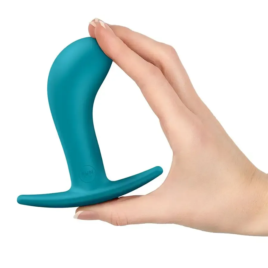 Анальна пробка Fun Factory BOOTIE L Aquamarine, діаметр 3,8 см, тонкий обмежувач Львів - фото 5