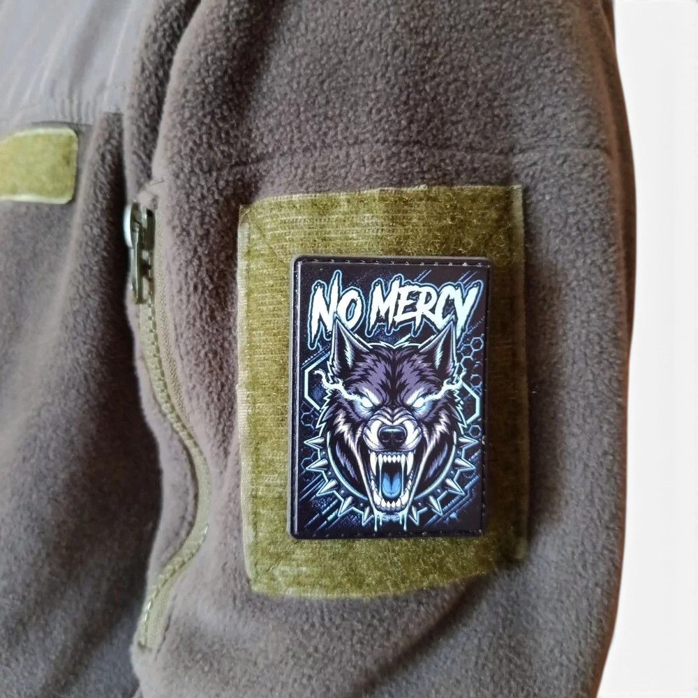 Патч / шеврон No mercy Wolf Запоріжжя - фото 3