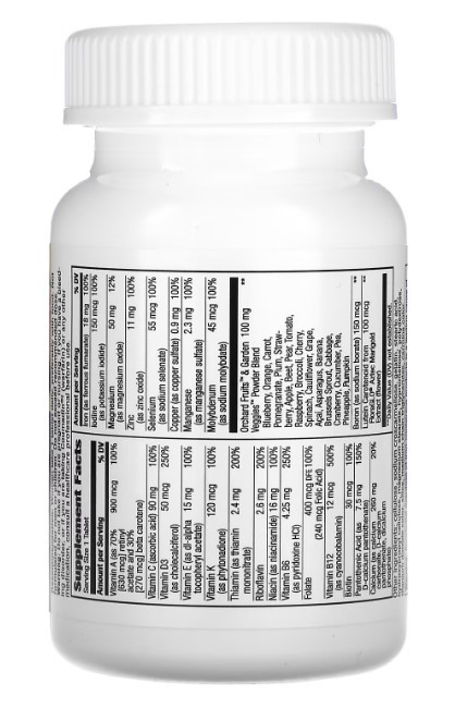 Мультивитаминный комплекс Для Женщин (Alive! Women's Energy Complete Multivitamin) 50 таблеток Київ - фото 4