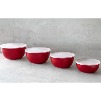 Миска KitchenAid Universal, з кришками, набір 4 шт, червоний (KQG176OSERE) Винница - изображение 6