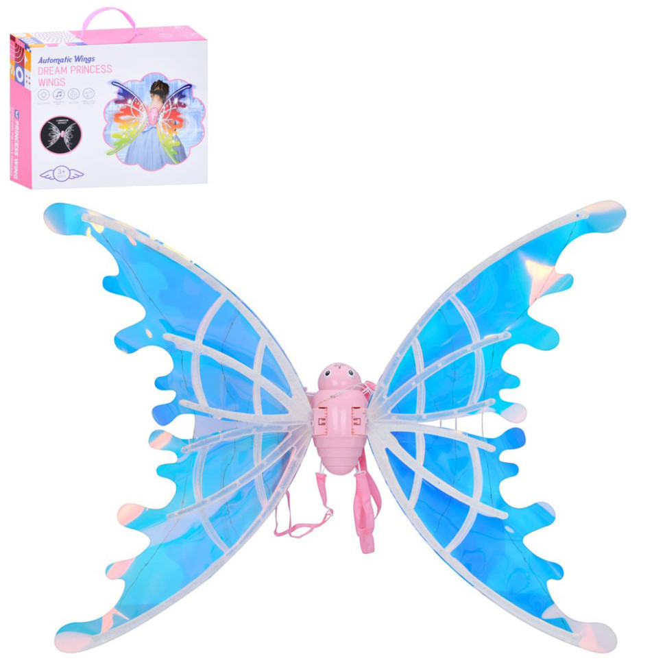 Дитячі карнавальні крила "Метелик" 3688M1 музика, світло, рухливі Вінниця - фото 1