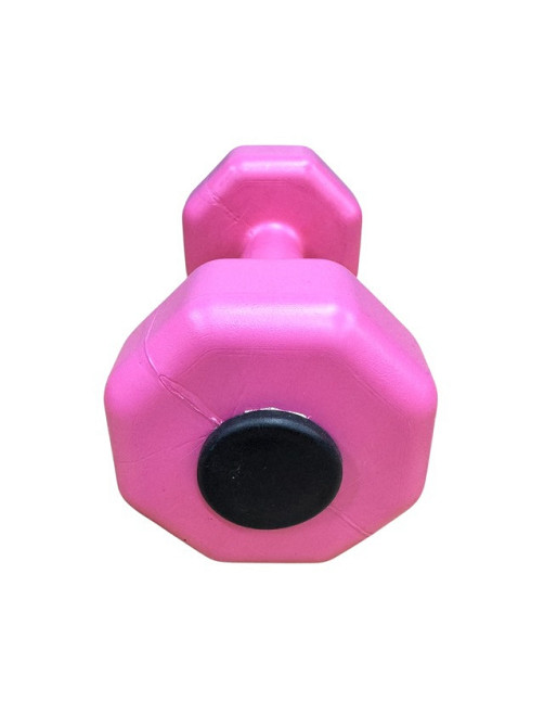 Гантелі для фітнесу композитні в пластику 2*1 кг Вишневе - фото 4