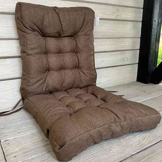 Подушка для стільців (50x120х8 см) подвійна Decorator Sawana колір світло-коричневий 84-164 Київ