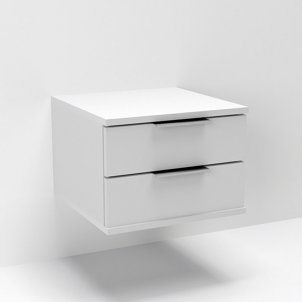 Тумба навісна приліжкова Крістал, Білий, 400/400/290 Львів - фото 3