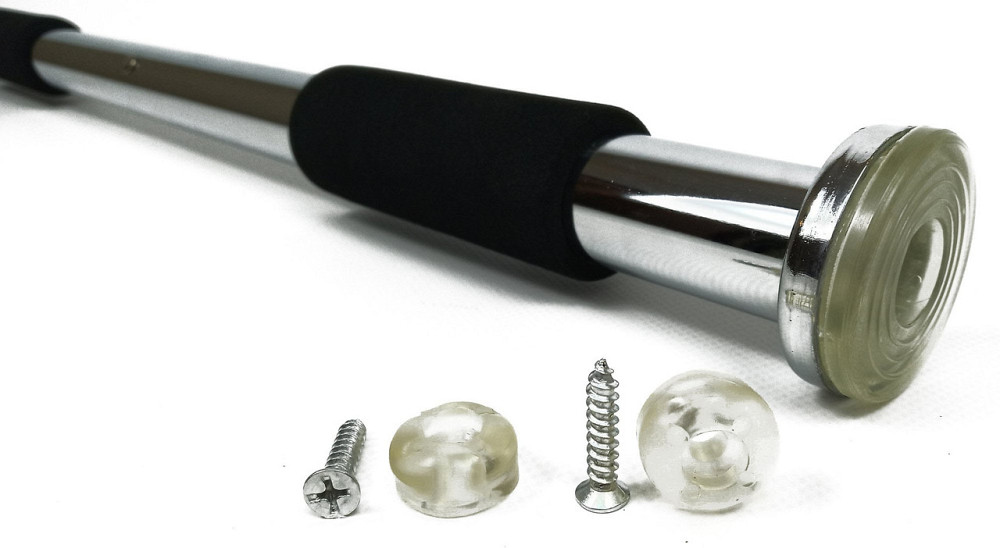 Розсувний розпірний турнік EasyFit 63-100 см Хром Коломыя - изображение 2