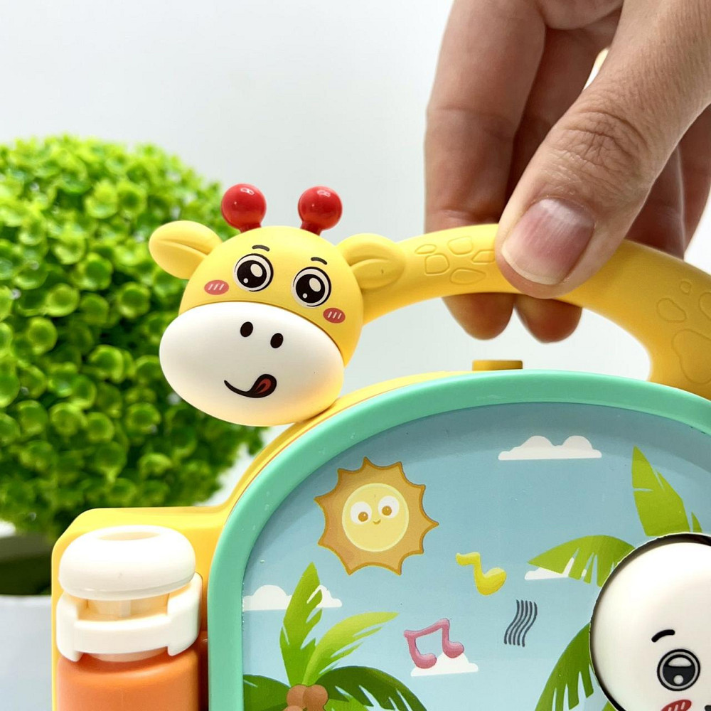 Книжка інтерактивна Музичний жираф світлові та звукові ефекти Жовта (855-154A) Чернігів - фото 3