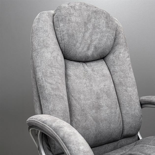Офісне крісло керівника Elite ProDesign Хром Tilt М-1 Gray (Прогумовані колеса) Днепр - изображение 5