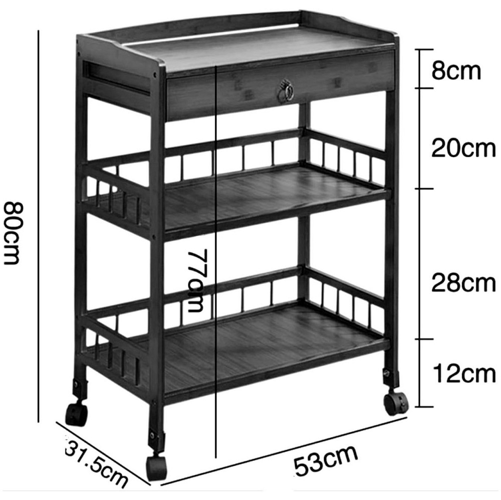 Сервірувальний столик "Обенро" сієна Миколаїв - фото 2