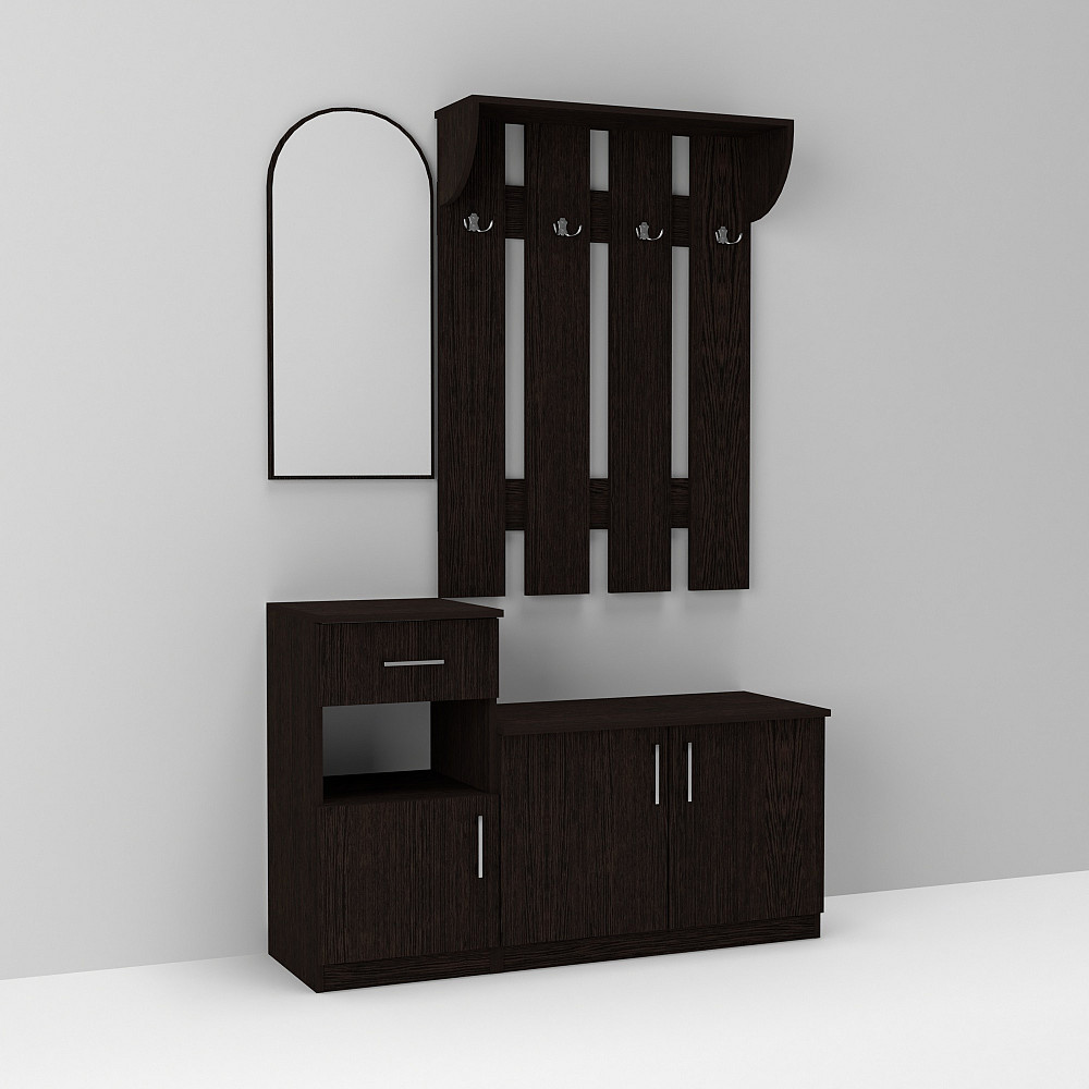 Прихожая Алиса, Венге Магия, 1000/400/1880 Львов - изображение 3