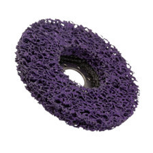 Коло зачистне по металу зі спіненого абразиву "корал" 125х13 мм фіолетовий (жорстка структура) Мукачево - фото 3