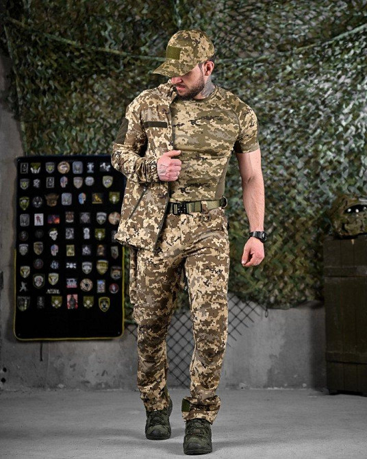 Літній еластичний тактичний костюм hunger 5в1 піксель ДЛ7082 Одеса - фото 2