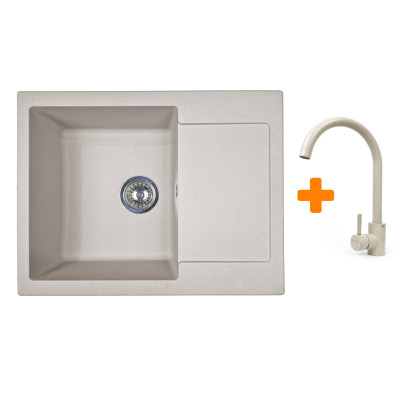 Мойка кухонная Adamant Minimal Avena + змішувач (1824296912306) Вінниця - фото 1