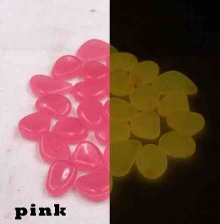 Набір люмінесцентних каменів - 10 штук в наборі (розмір одного каменю 1,5-2,5 см), рожеві Київ