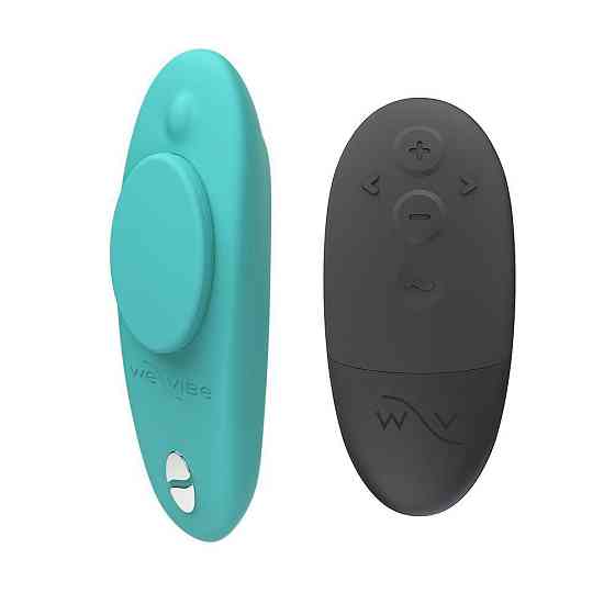 Смарт-вібратор у трусики We-Vibe Moxie+ Aqua, оновлений пульт ДК Sex Aura Київ
