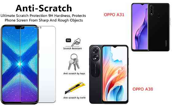 Защитное стекло NeoGlass для OPPO A31, OPPO A38 – ультрапрозрачное и устойчивое Киев