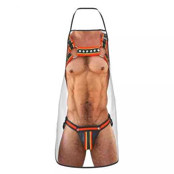 Прикольный фартук для мужчин 72 на 52 см разноцветный Киев