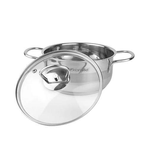 Каструля нержавіюча сталь 1,5л 16*8см 5411 KAMILLE Житомир - изображение 3