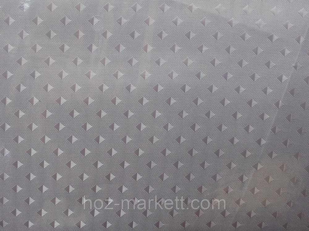 Шторка для ванной однотонная серо-бежевая Харьков - изображение 3