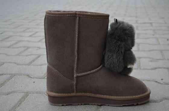 Violeta Угги жіночі Violeta сірі замша натуральна з кроликом 39р. (1719) Коломыя