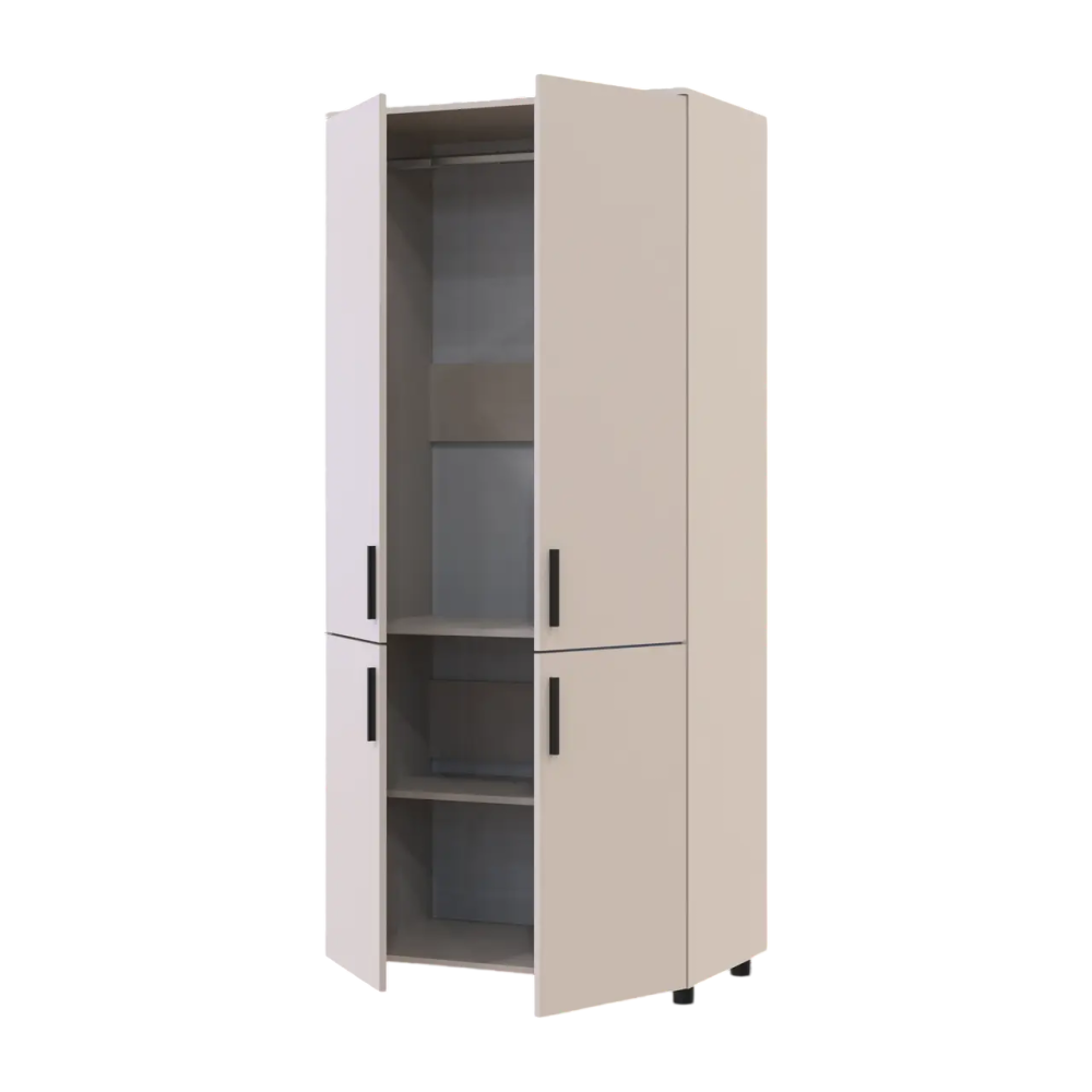 Шафа для одягу Doros Торн Кашемір 2 ДСП (штанга) 90х51.6х200 (DRS-012027) Дніпро - фото 5