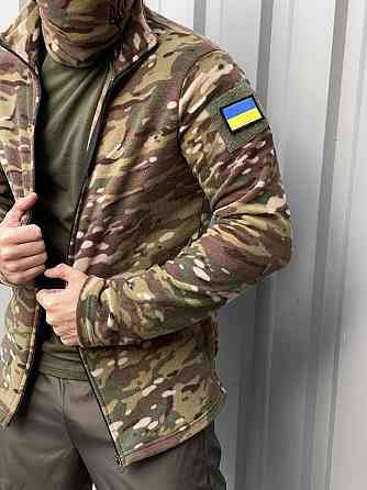 Тактична флісова кофта армійська фліска для військових ЗСУ військова камуфляж Одеса
