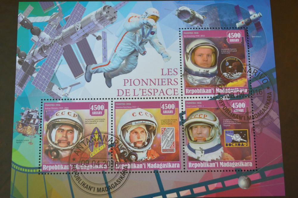 Мадагаскар. История. Личности. Блок. 2017 год (Б-2) Полтава - изображение 1