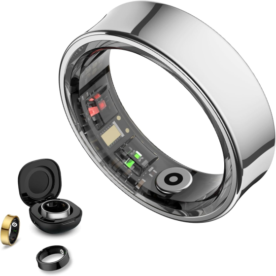 Умное кольцо Smart Ring R06 для мониторинга здоровья и сна, фитнес-трекер Bluetooth для Android и iOS, водостойкое Киев