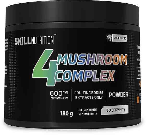 Грибной комплекс Skill Nutrition 4 Mushroom Complex 180 г Луцк