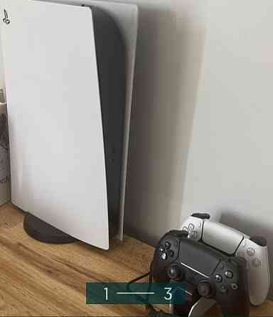 Приставка: SONY PlayStation 5+2 джойстика + зарядна Станція. Харків