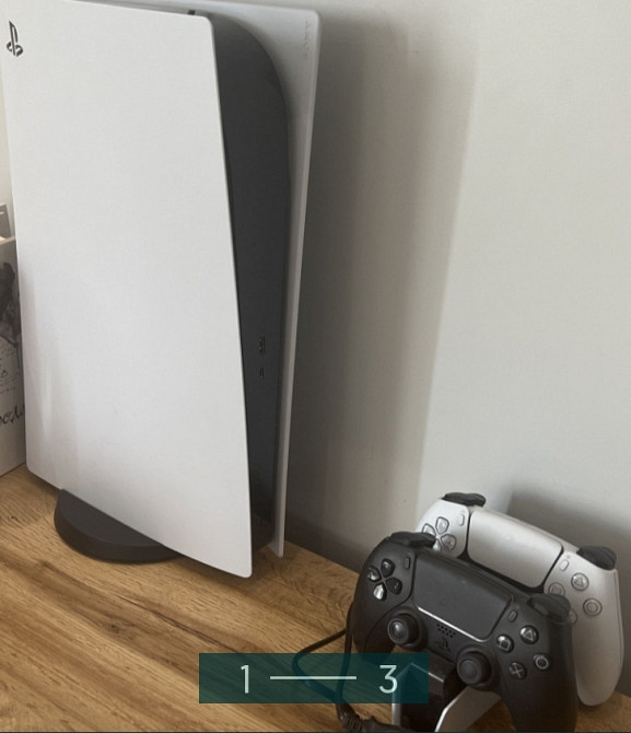 Приставка: SONY PlayStation 5+2 джойстика + зарядна Станція. Харків - фото 1