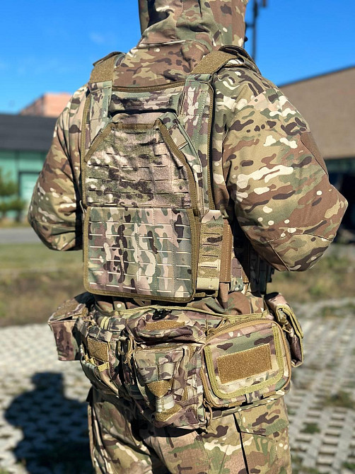 Штурмова армійська yakeda плитоноска з рпс і підсумами комплект плитоноска з РПС Yakeda  зі швидким скиданням   WAR Львів - фото 5