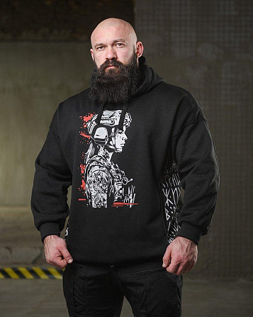 Тепла худі ghetto warrior НП4873 Київ - фото 2