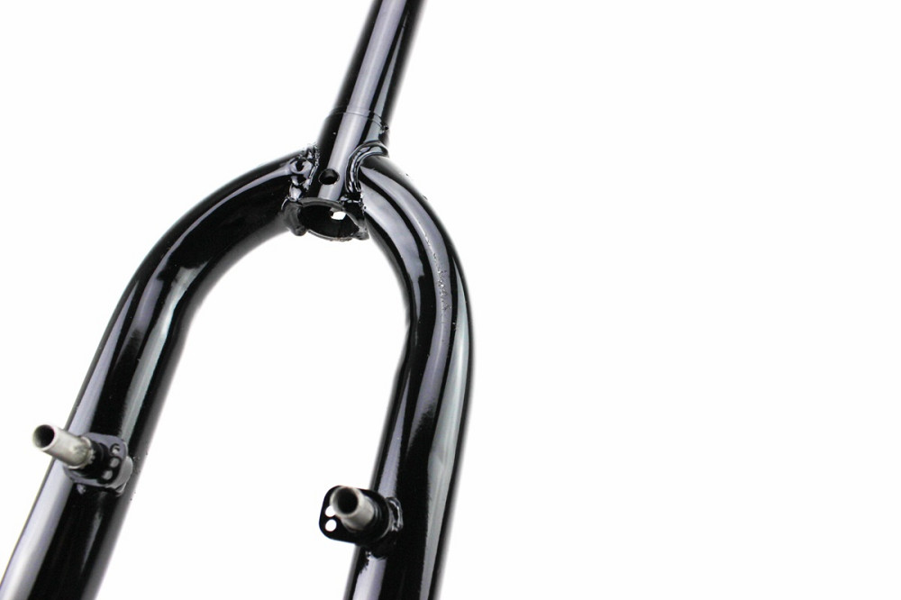 Вилка 24" з різьбою 1" (25,4мм), шток 200мм, V-brake, чорна (можливі подряпини, дефекти фарбування) Киев - изображение 4