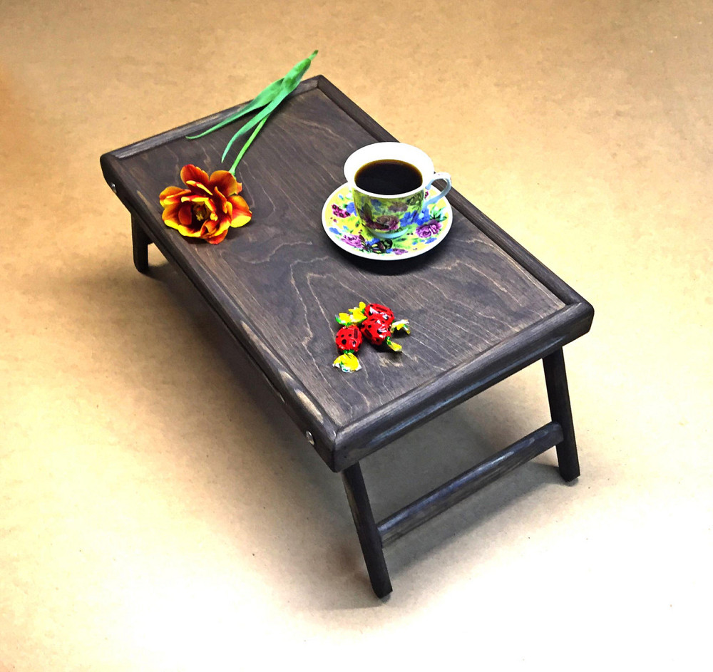 Столик-піднос для сніданку "Даллас" мокко Миколаїв - фото 2