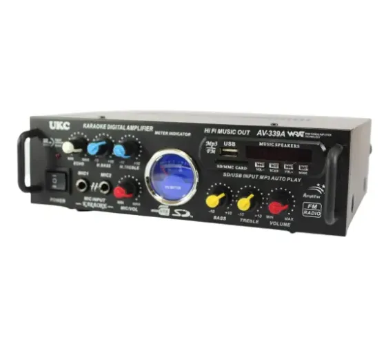 Стерео усилитель звука AMP-339 BT с караоке Коломия