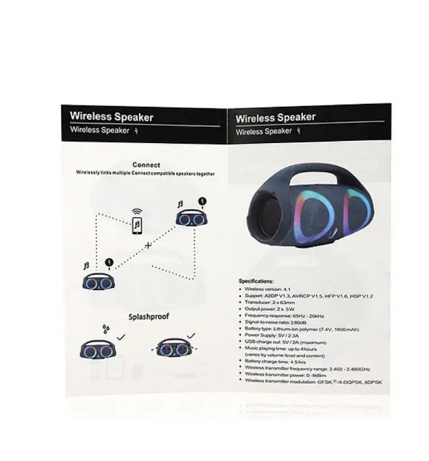 Мінідинамік Bluetooth Boombox 2 B15/ 8172 (20 шт./ясть) Одеса - фото 3