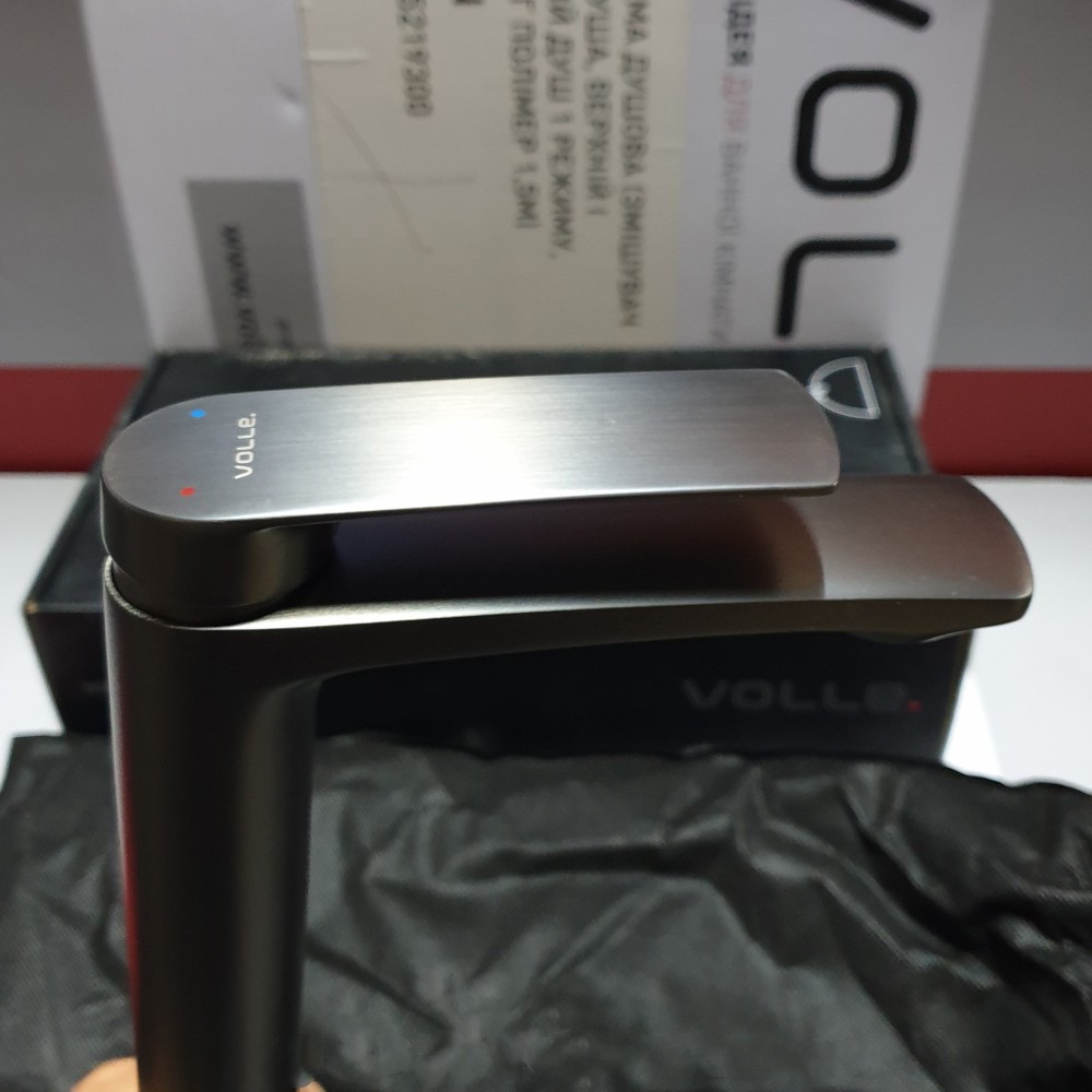 Смеситель для раковины высокий Volle CANTE pistola gris графит 1512.011305 Киев - изображение 6