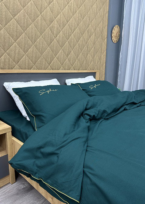 Комплект постільної білизни Сатин, Євро 200х230 Мурена (88-142) Київ - фото 7