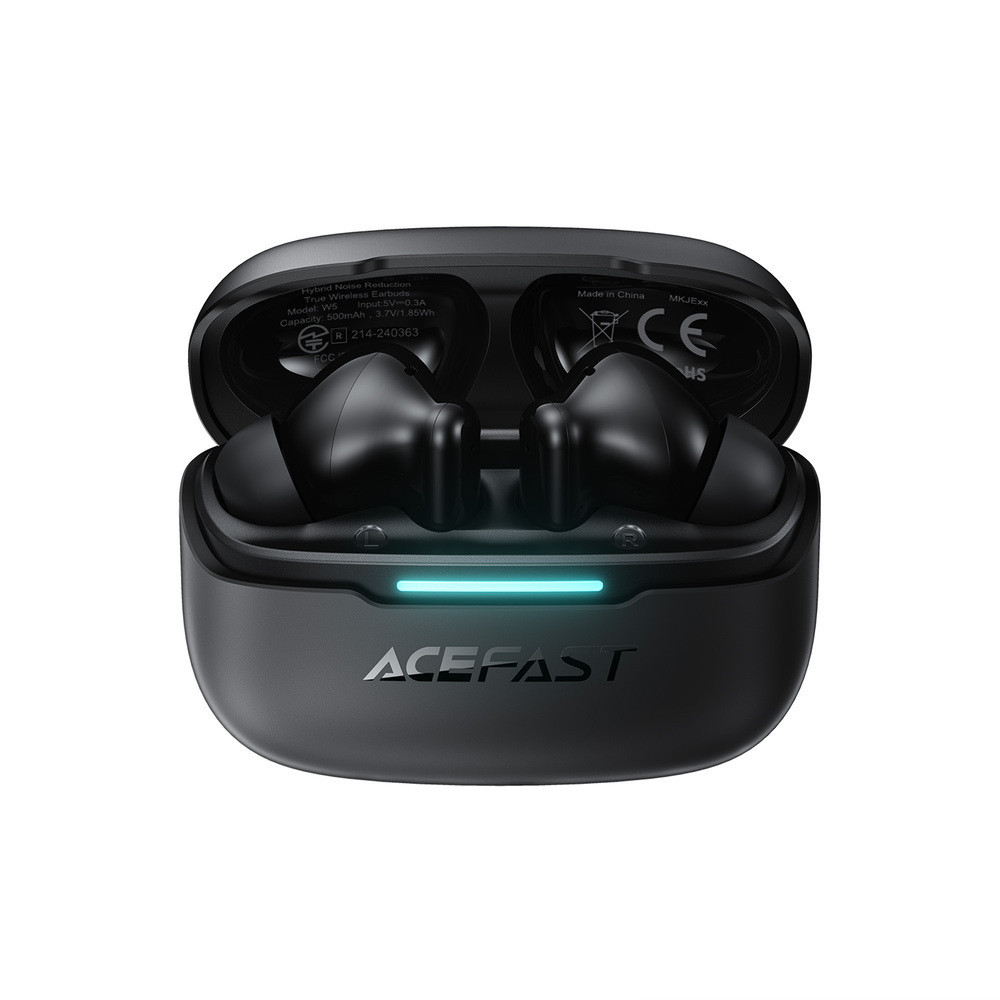 Бездротові навушники TWS ACEFAST W5 Hybrid ANC, IPX4, Black Одеса - фото 3