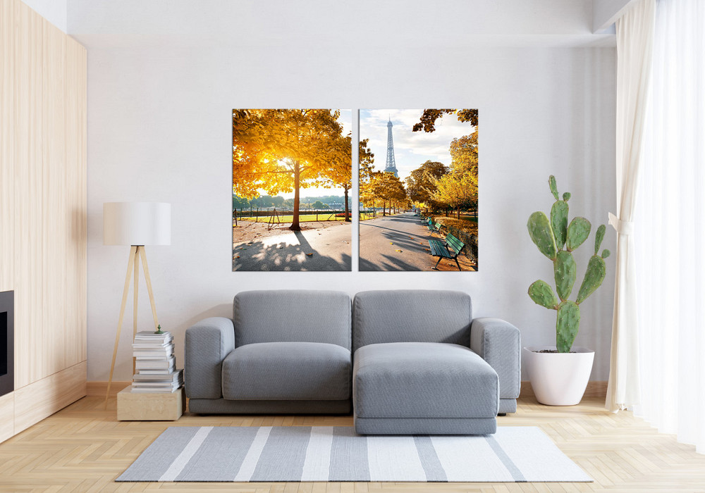Модульная картина в гостиную / спальню   Париж   TLV-2_069 70x102 см Киев - изображение 3