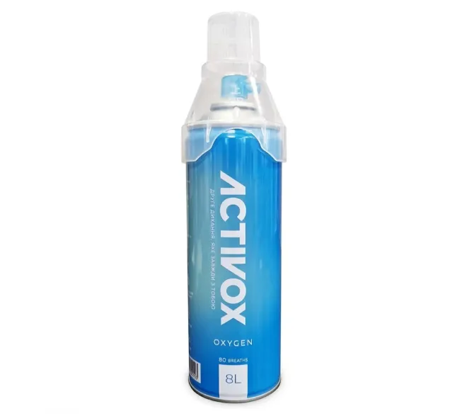 Кислородный (баллончик на 8 литров) ингалятор Activox AR-001 8L Днепр - изображение 4