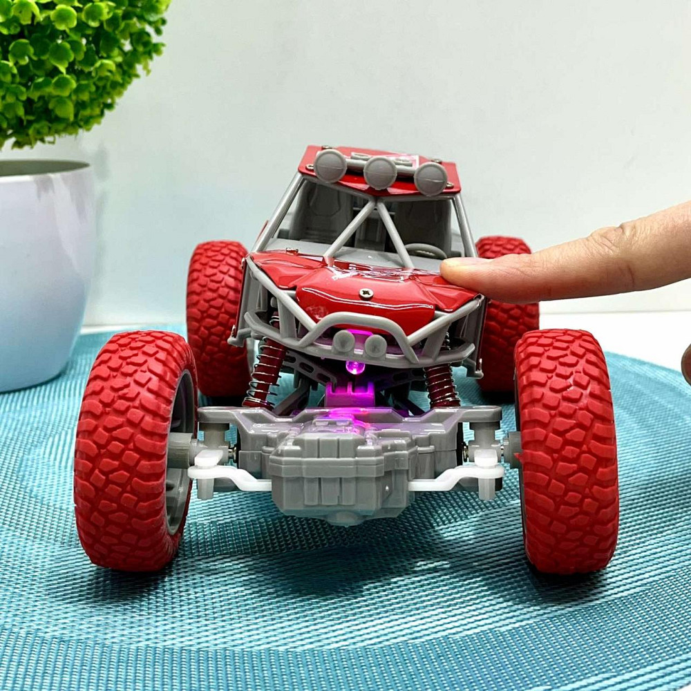 Машинка джип на радіокеруванні годинник + пульт з амортизацією 1:20 Червона (UD2201AS) Чернігів - фото 6