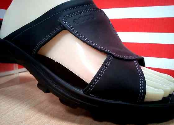 Мужские кожаные шлепки ,производство Польши.p.41(26.5см) Киев