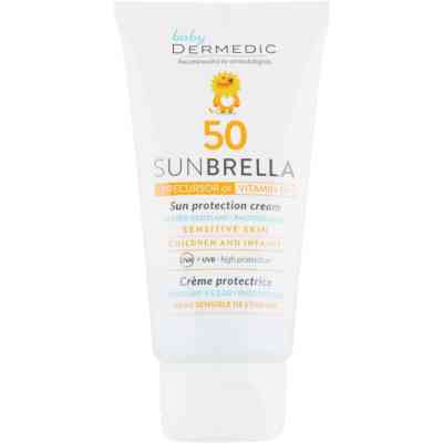Засіб від засмаги Dermedic Sunbrella Baby Cream SPF50 Сонцезахисний крем для дітей 50 г (5901643172053) Вінниця