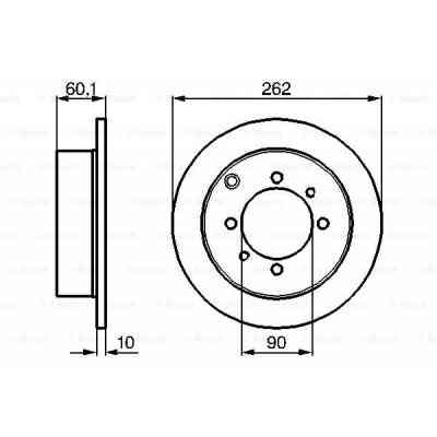 Гальмівний диск Bosch 0 986 478 655 Вінниця
