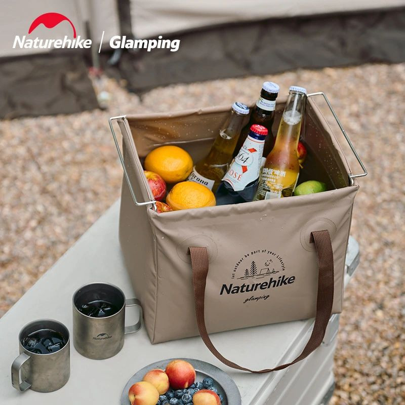 Туристический складной контейнер Naturehike CNH22SN002 для воды из ПВХ 20л (Зеленый) Винница - изображение 6