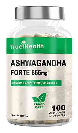 Ашвагандха True Health Ashwadandha Forte 666mg 90 vegan caps Луцьк