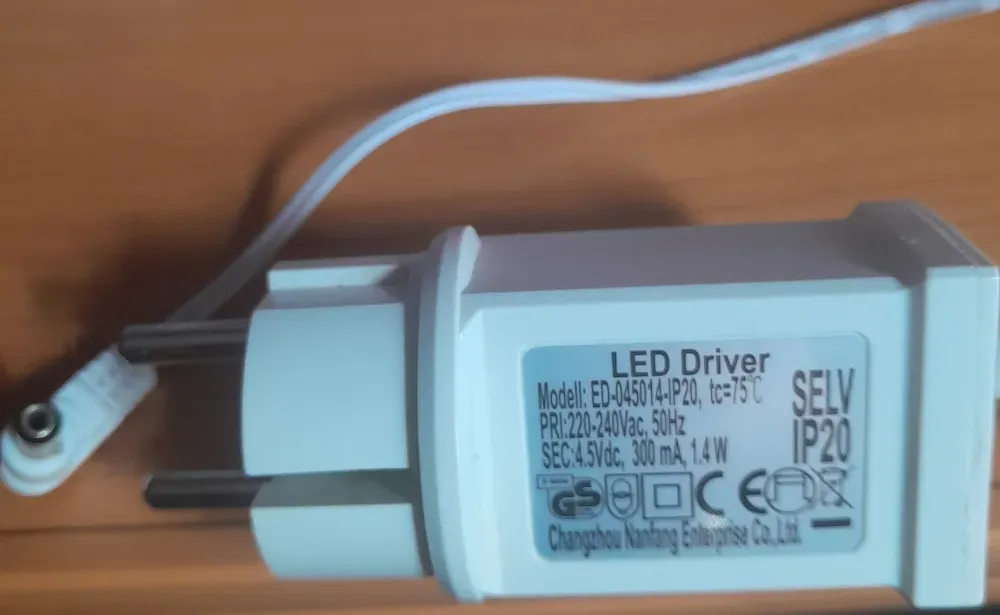 Блок живлення адаптер Ac/Dc Led Driver model Ed-045014-Ip20 4.5 V Львів - фото 2